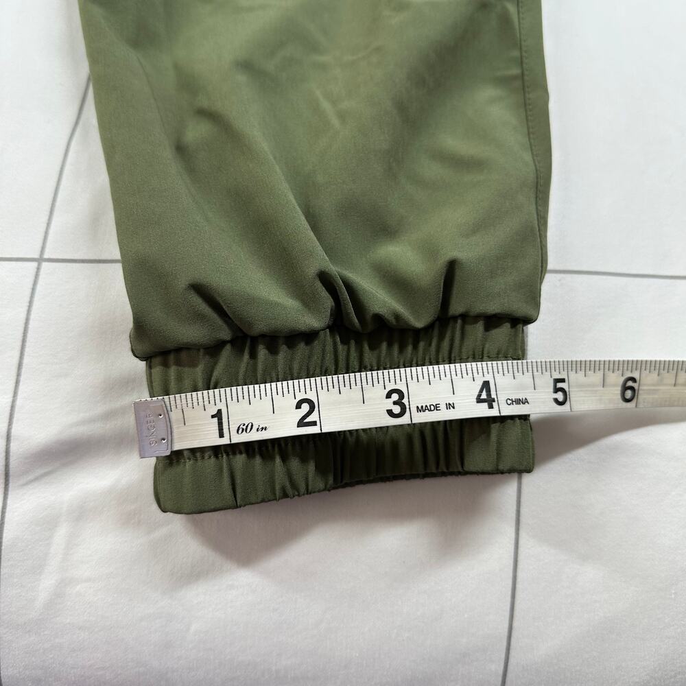 Albion Pants Womens Medium Green Olive Destination Jogger Athletic Sporty Travel - Picture 11 of 11